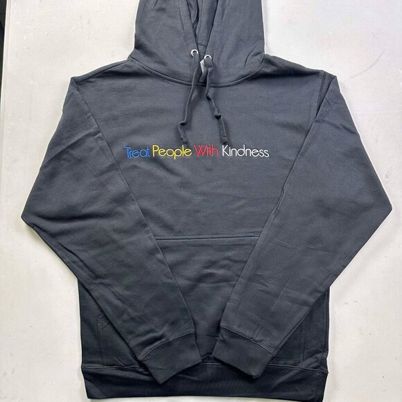 Harry Styles "Treat People With Kindness" Pop Up Shop Black Pullover Hoodie - Picture 1 of 3